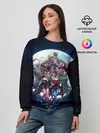 Женский свитшот / Girls Fighter team