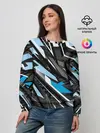 Женский свитшот / Текстура. Линия. Движение