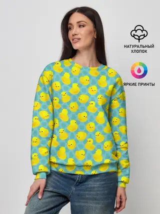 Женский свитшот / Уточка