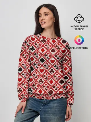 Женский свитшот / Картёжник