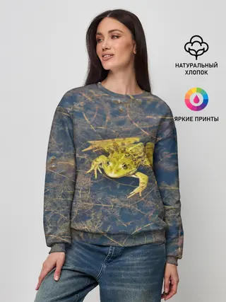 Женский свитшот / Лягушка