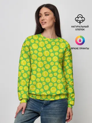 Женский свитшот / Теннисные Мячики