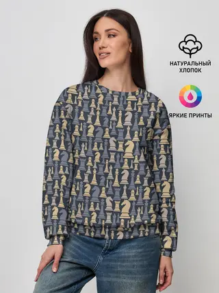 Женский свитшот / Шахматист