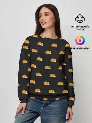 Женский свитшот / Лисы