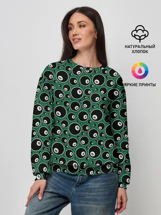 Женский свитшот / Бильярдные Шары