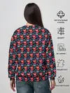 Женский свитшот / Птичьи узоры