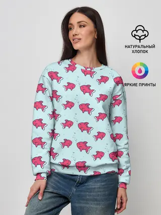 Женский свитшот / Рыбки