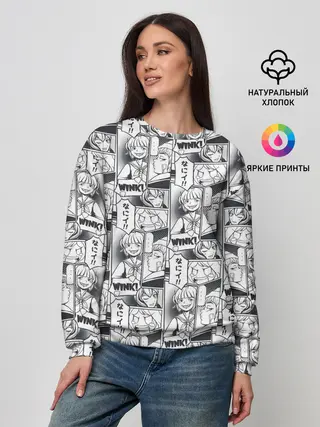 Женский свитшот / Манга