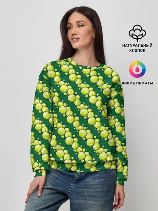 Женский свитшот / Теннисные Мячики
