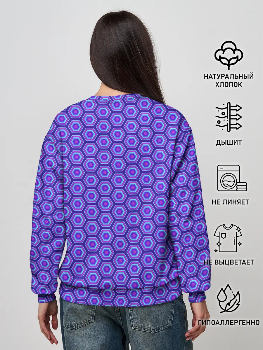 Женский свитшот / Geometric Background