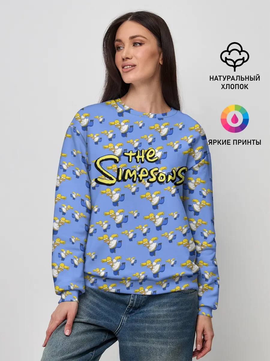 Женский свитшот / Gomers pattern
