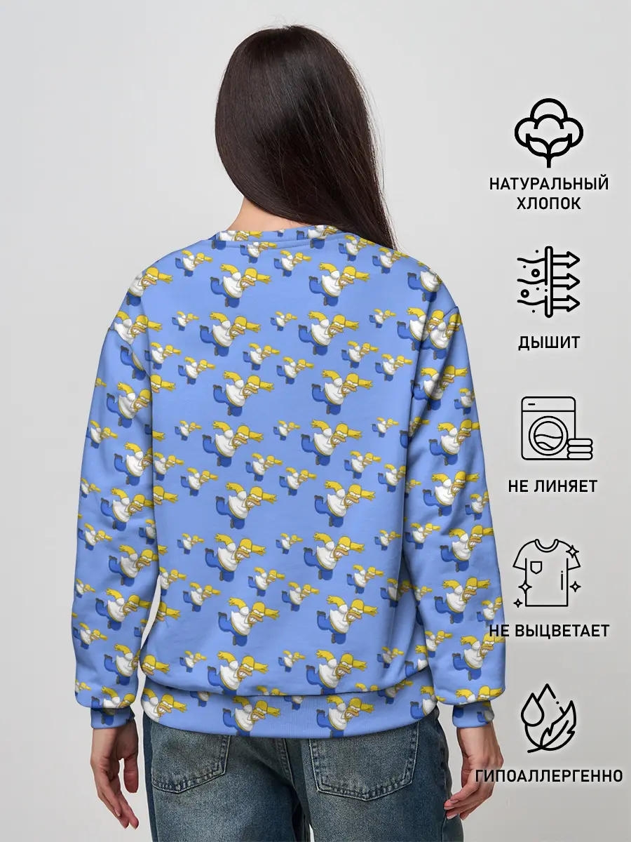 Женский свитшот / Gomers pattern