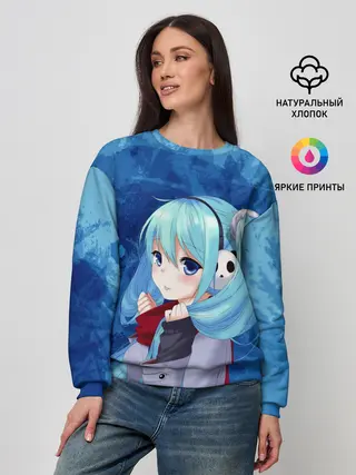 Женский свитшот / Мику Хацунэ