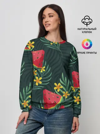 Женский свитшот / Арзуб и папоротник