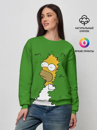 Женский свитшот / Мем с Гомером