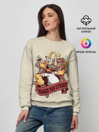 Женский свитшот / Сделаю тебя сильнее