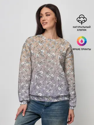 Женский свитшот / Плющ и градиент