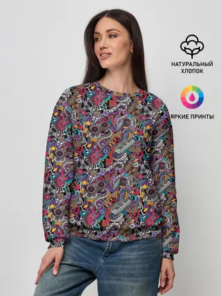 Женский свитшот / Музыкальные Инструменты