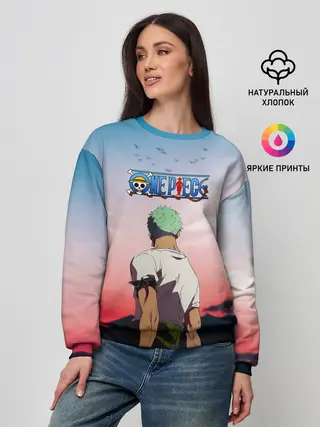 Женский свитшот / Ророноа Зоро эпичный One Piece