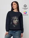 Женский свитшот / Цветочный Курт