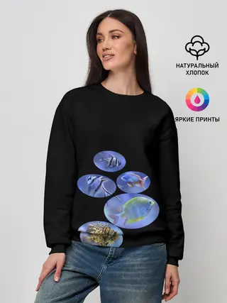 Женский свитшот / Море внутри