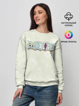 Женский свитшот / Эмблемы One Piece. Большой куш