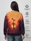 Женский свитшот / СИРЕНОГОЛОВЫЙ ORANGE