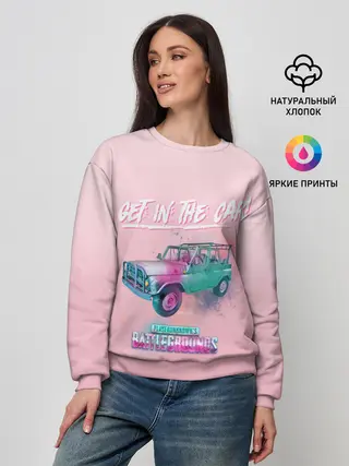 Женский свитшот / Залазь в тачку!