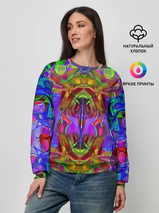 Женский свитшот / Психоделика / Абстракция