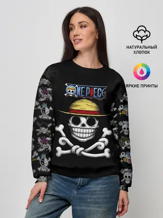 Женский свитшот / Пираты Соломенной Шляпы | One Piece