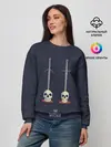 Женский свитшот / Стальной и серебряный меч