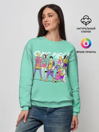 Женский свитшот / Пираты One Piece на стиле