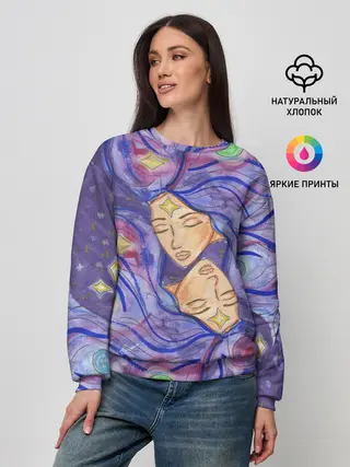 Женский свитшот / Галактика
