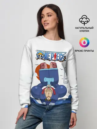 Женский свитшот / Фрэнки One Piece. Большой куш