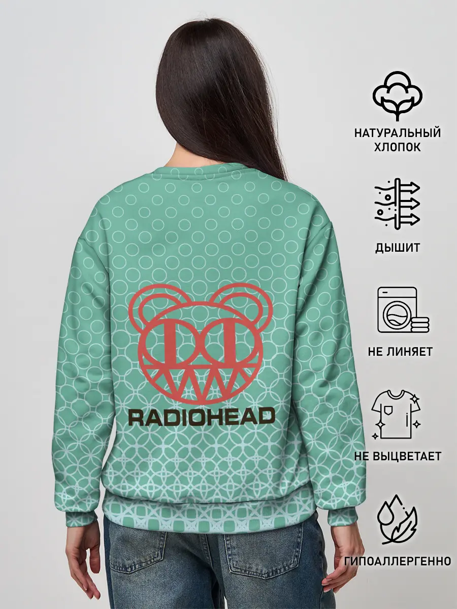 Женский свитшот / Radiohead | Радиохед | Logo