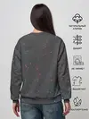 Женский свитшот / Панда Краски Брызги