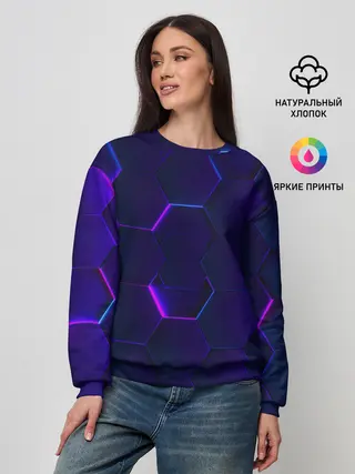 Женский свитшот / НЕОНОВАЯ БРОНЯ
