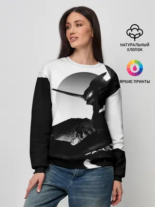 Женский свитшот / ЗАКАТ ЕВАНГЕЛИОН