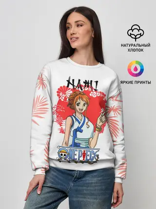 Женский свитшот / Нами One Piece. Большой куш