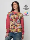 Женский свитшот / Kozume Kenma Pattern Color
