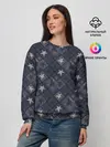 Женский свитшот / Модное лоскутное шитье