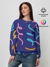 Женский свитшот / Одноцветная ячейка