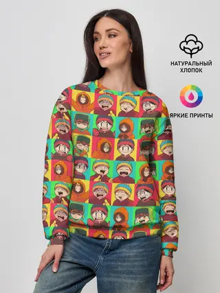 Женский свитшот / Аниме Южный парк