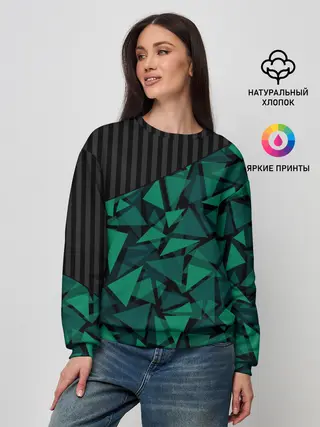 Женский свитшот / Геометрический узор