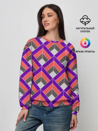 Женский свитшот / Шотландка / Plaid