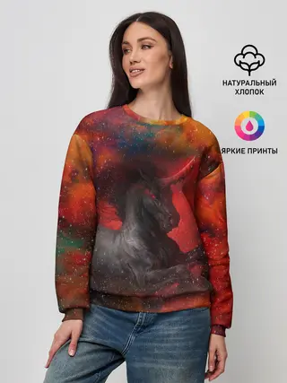 Женский свитшот / Единорог | Unicorn