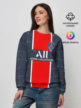 Женский свитшот / Месси в ПСЖ