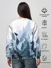 Женский свитшот / Абстрактная мазаика витраж