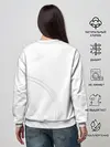Женский свитшот / PSG | Core Big Logo White