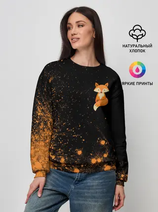 Женский свитшот / Foxy - Paint